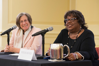 Panel discussion at the 2018 celebration of women awards.