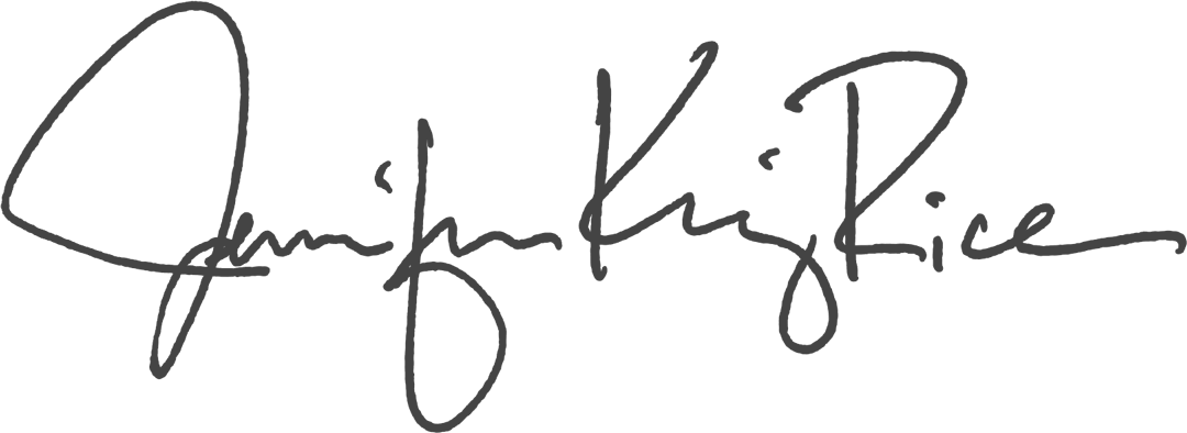 Signature of Jennifer King Rice
